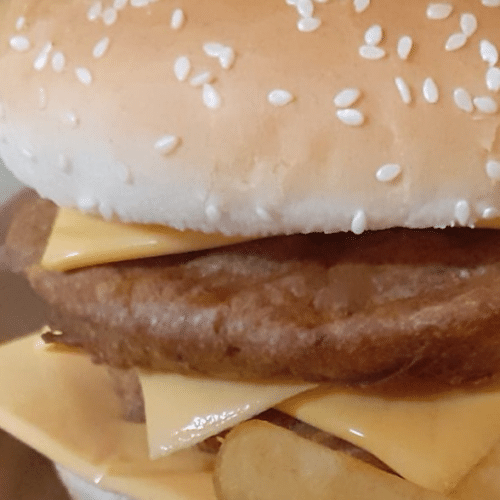 beef burger double cheddar