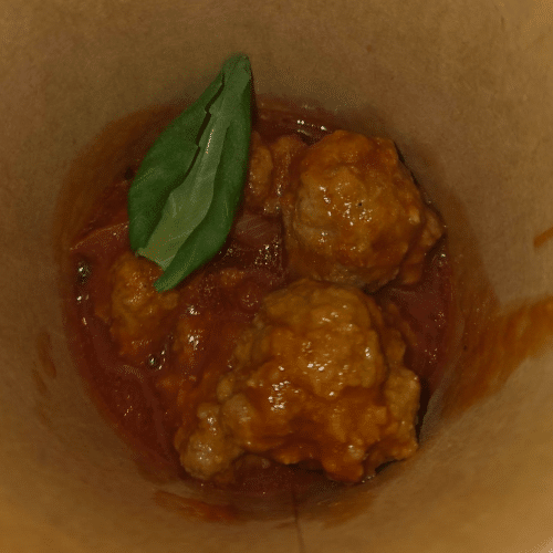 Menu enfant Boulettes Sauce Tomates