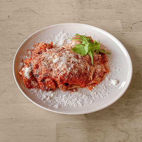 Homemade lasagne