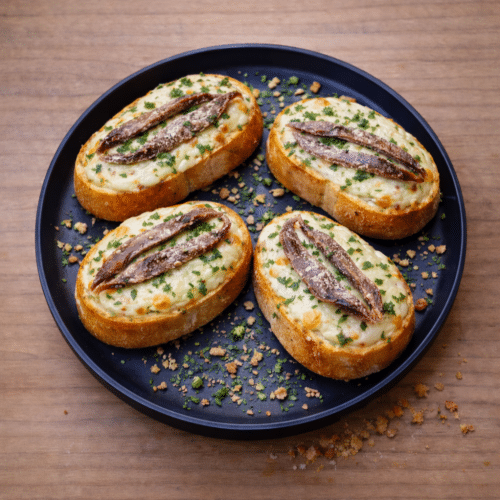 Pains à l'ail aux anchois (4 pièces)