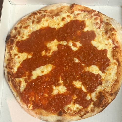 Pizza bolognese (klein)