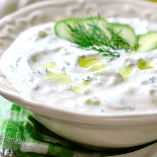 Tzatziki saus & los hard broodje