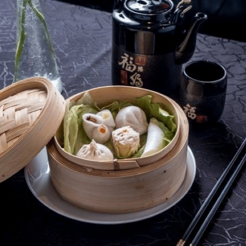 Assortiments de dim-sum à la vapeur