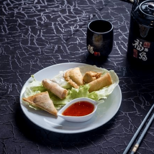 Assortiment d'entrées variées