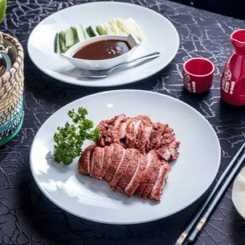 Canard laqué de Pékin aux crêpes
