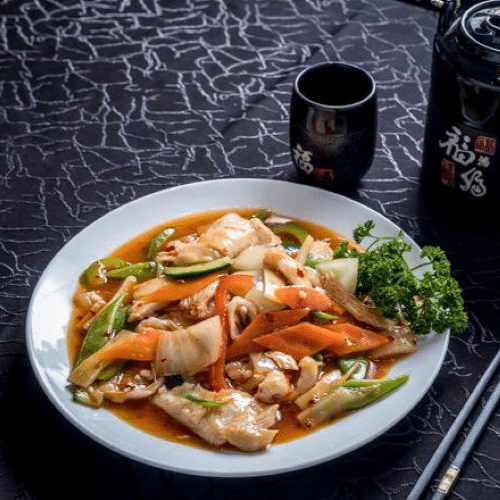 Cassolette de canard aux lait de coco et curry rouge