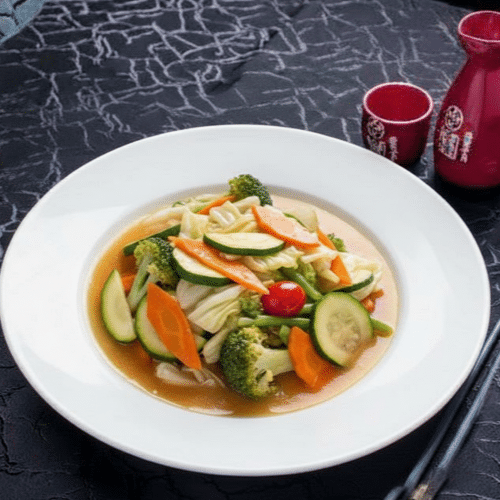 Assortiment de légumes sautés