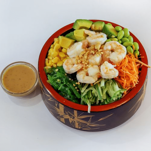 Poke bowl aux scampis