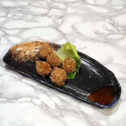 Bouletes de poulet au sésame 芝麻鸡球