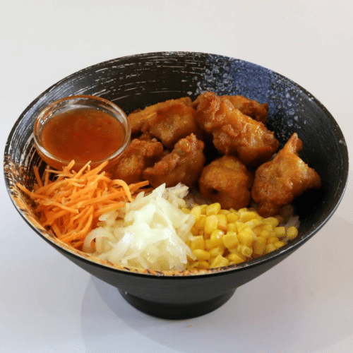 Soba poulet 炸鸡拌面