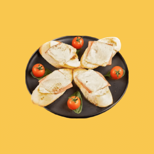 Lookbroodjes met kaas en ham