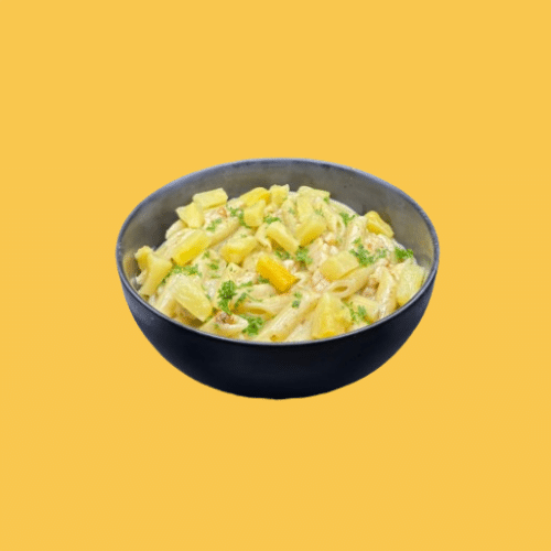 Penne pesto Hawaï