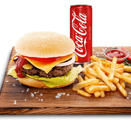 Menu cheese burger
