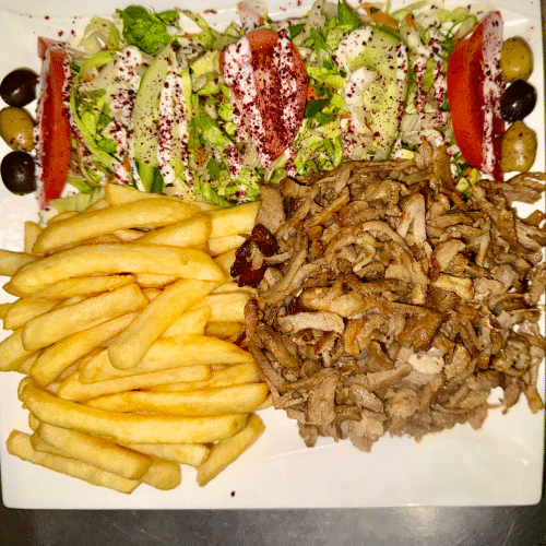 Schotel shoarma natuur