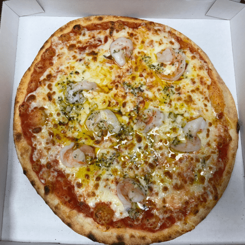 Pizza scampis