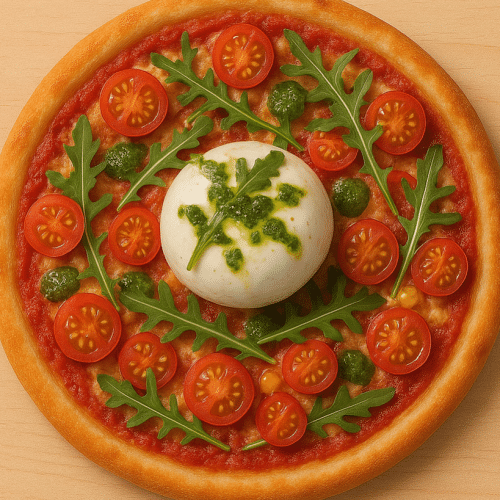 Pizza burrata
