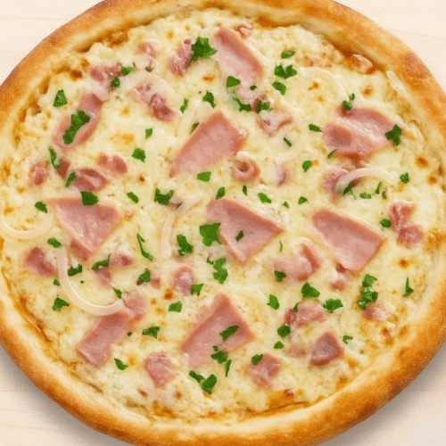 Pizza carbonara