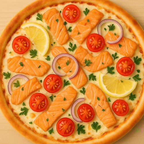 Pizza saumon
