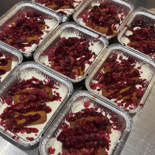 Tiramisu spéculoos framboise
