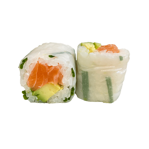 Spring chive roll salmon/avocado
