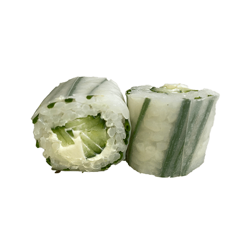 Spring chive roll cucumber/cheese