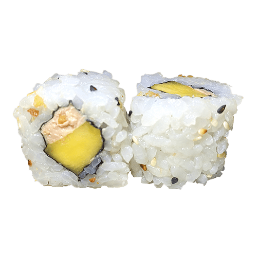 California roll foie gras mango