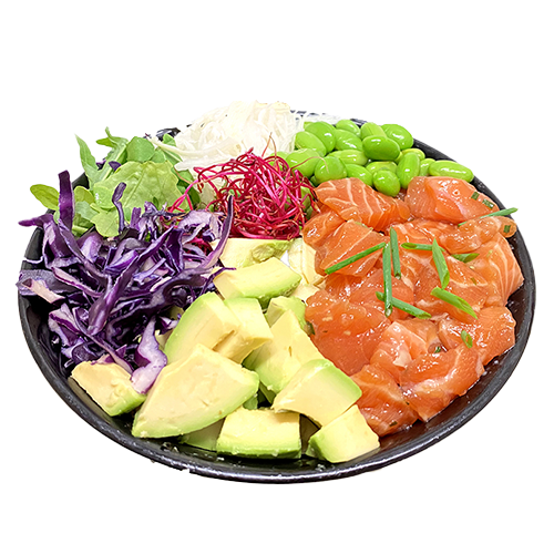 Poké bowl salmon