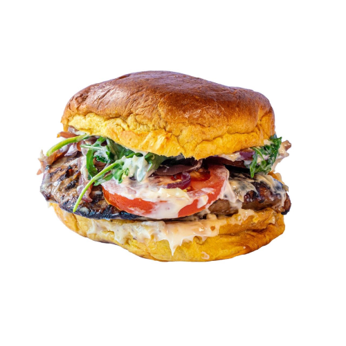 Greek signature burger