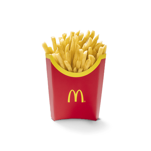 Portion moyenne de frites