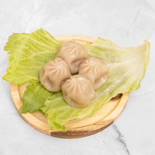 Bao zi porc (raviolis traditionnels chinois, 4 pièces)