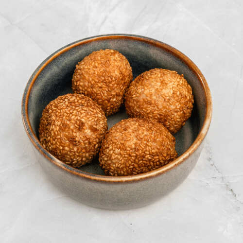 Boules de sésame chinois (4 pièces)