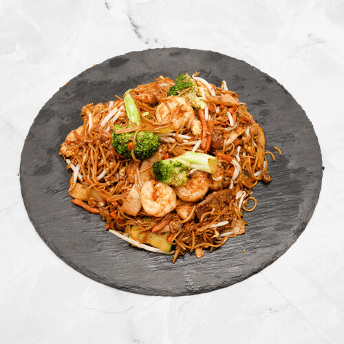 Nouilles sauté mix et légumes