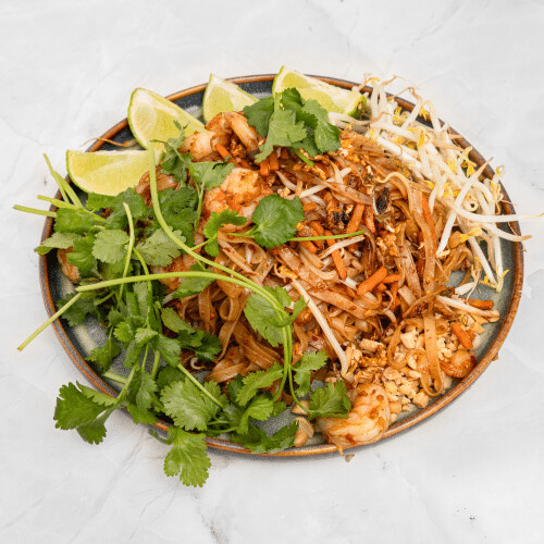 Pad thaï sautées scampis