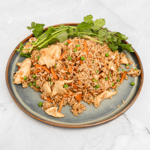 Riz sauté au poulet