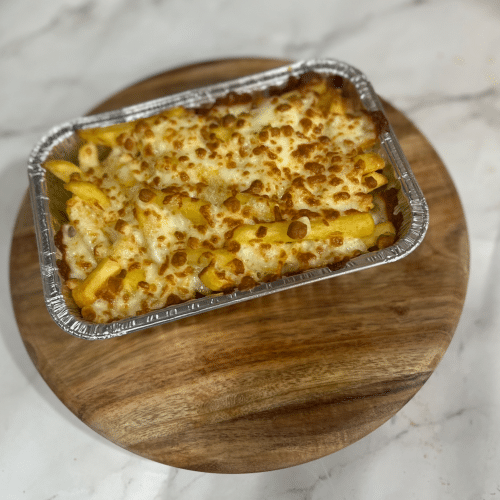 Groot bak Friet Met Kaas