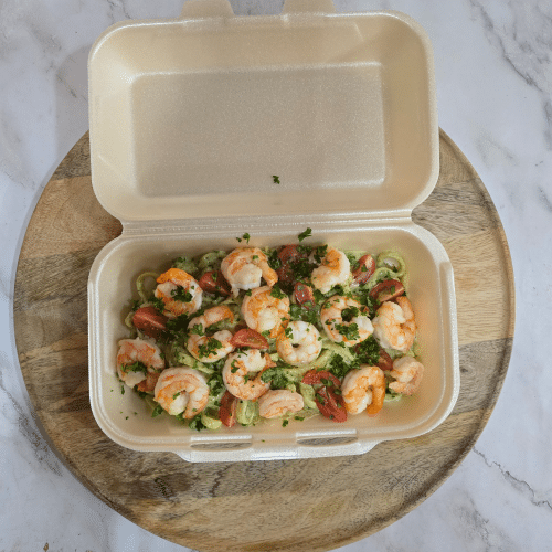 Pasta Scampi Pesto