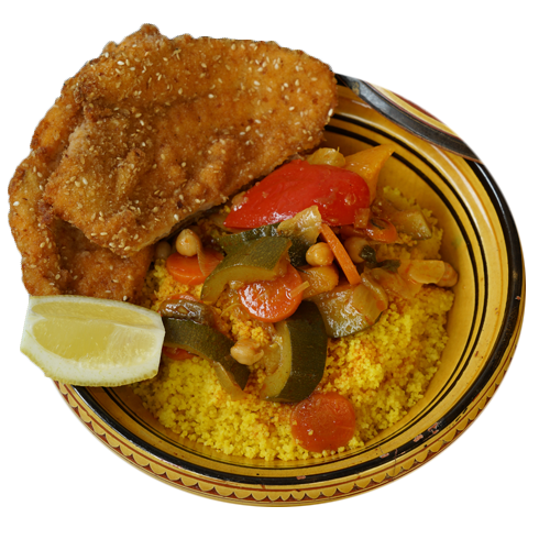 Couscous schnitzel