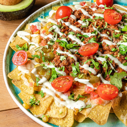 Nachos con carne