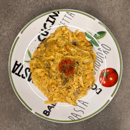 Pasta funghi chicken