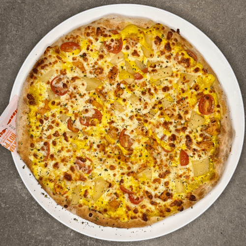 Pizza Curry oriental large