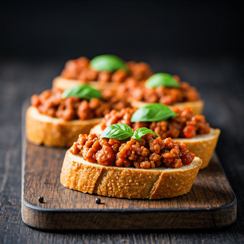 Bruschette bolognaise