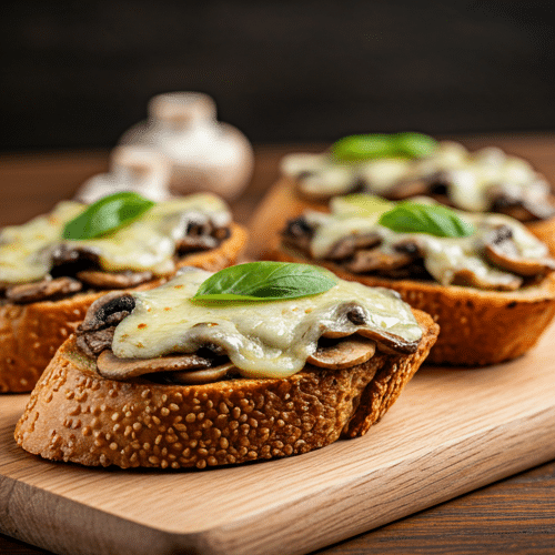 Bruschette funghi di bosco