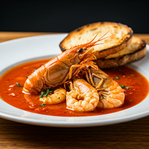 Gamberoni all'aglio e olio (6 stuks)