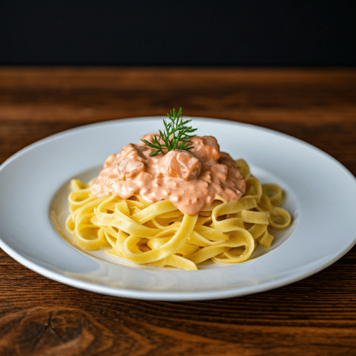 Tagiatelle al salmone