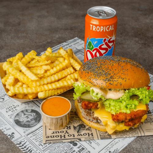 Big faz'food deluxe menu