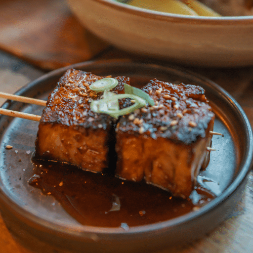 4 porkbelly Satay