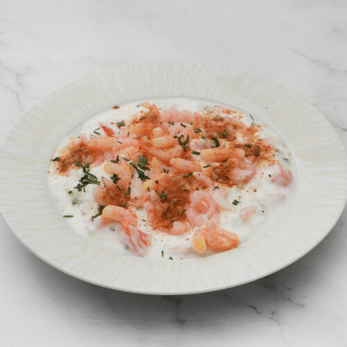 Prawn raita
