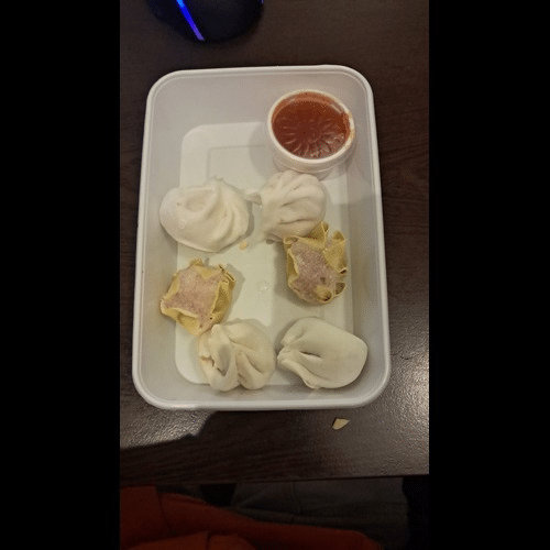 Gestoomde dim sum mix