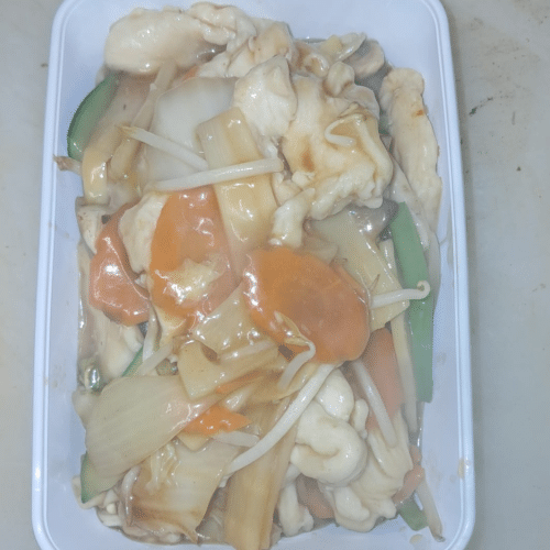 Kip met diverse groenten