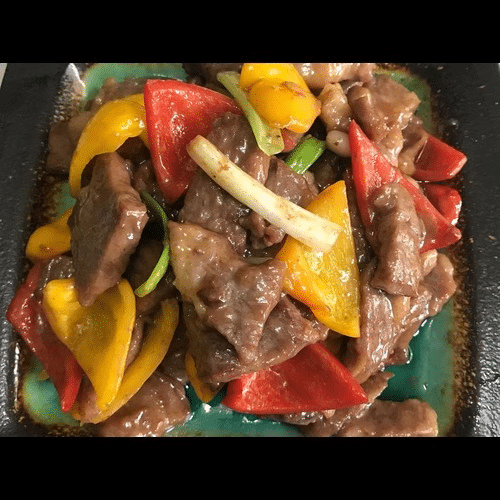 Runderlapjes met diverse groenten